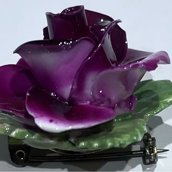 Vintage Rose Pin Thorley Bone China Made In England - Picture 4 of 5